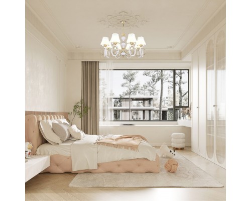 Подвесная люстра Florentia-2387 302387/8 Wh/Gd Arte Milano