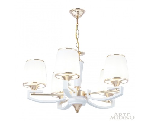 Подвесная люстра Florentia-2457 302457/5 Wh/Gd Arte Milano