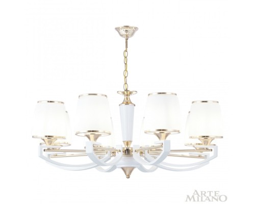 Подвесная люстра Florentia-2457 302457/8 Wh/Gd Arte Milano