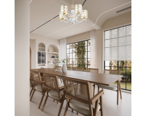 Подвесная люстра Florentia-3097 303097/5 Wh/Gd Arte Milano