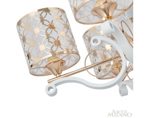Подвесная люстра Florentia-3097 303097/5 Wh/Gd Arte Milano