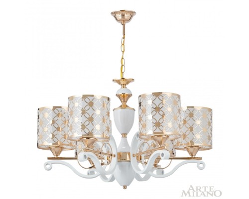 Подвесная люстра Florentia-3097 303097/6 Wh/Gd Arte Milano