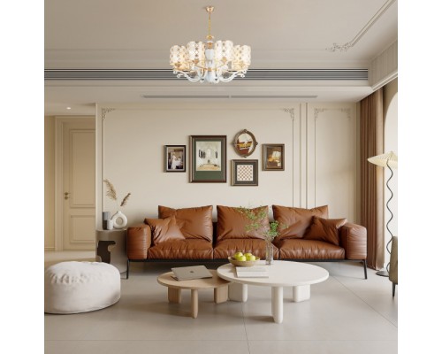 Подвесная люстра Florentia-3097 303097/8 Wh/Gd Arte Milano