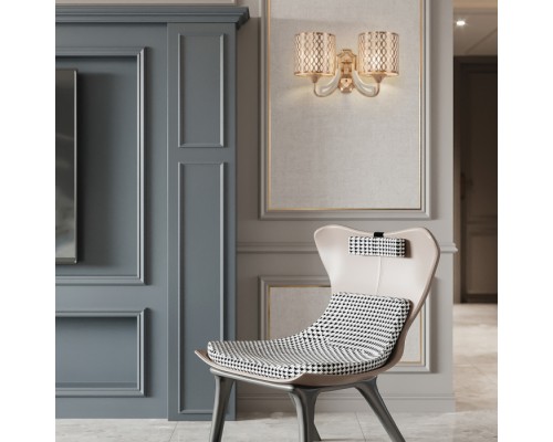 Бра Florentia-3387 303387/2W Wh/Gd Arte Milano