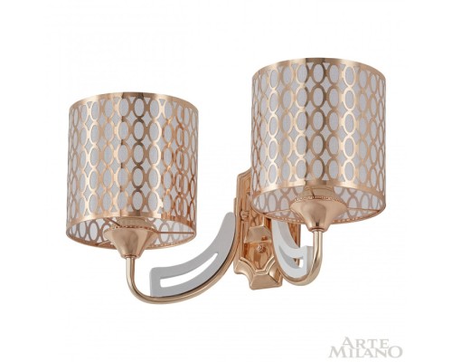 Бра Florentia-3387 303387/2W Wh/Gd Arte Milano