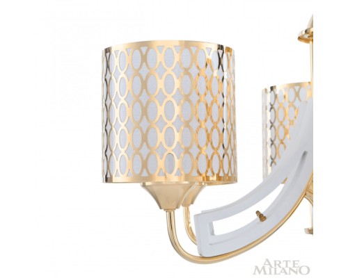 Подвесная люстра Florentia-3387 303387/6 Wh/Gd Arte Milano