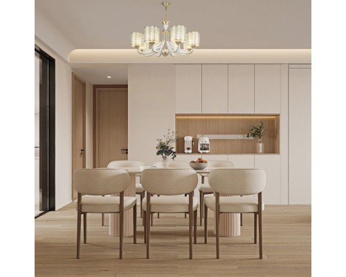 Подвесная люстра Florentia-3387 303387/8 Wh/Gd Arte Milano