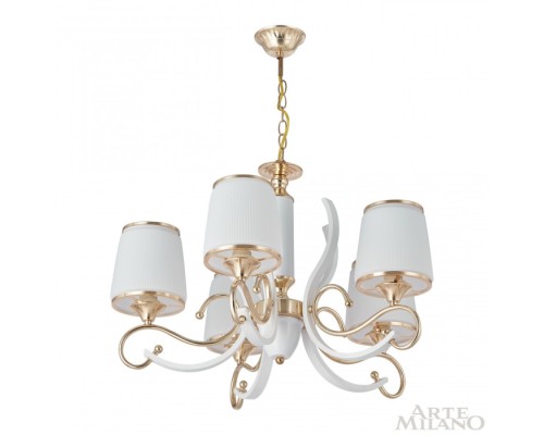 Подвесная люстра Florentia-3857 303857/5 Wh/Gd Arte Milano