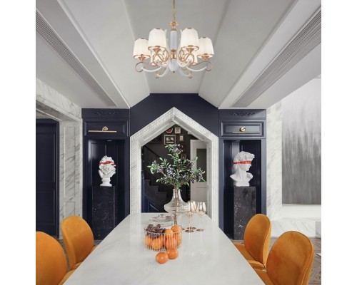 Подвесная люстра Florentia-3857 303857/6 Wh/Gd Arte Milano