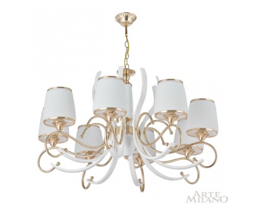 Подвесная люстра Florentia-3857 303857/8 Wh/Gd Arte Milano