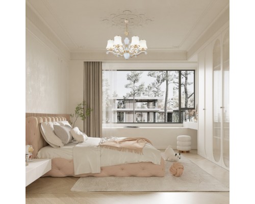 Подвесная люстра Florentia-3987 303987/6 Wh/Gd Arte Milano