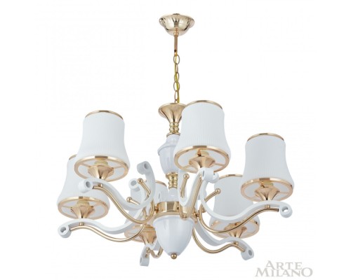 Подвесная люстра Florentia-3987 303987/6 Wh/Gd Arte Milano