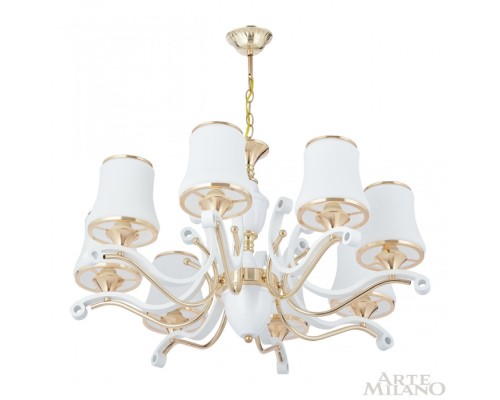 Подвесная люстра Florentia-3987 303987/8 Wh/Gd Arte Milano