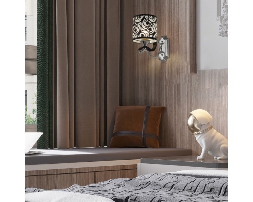 Бра Florentia-4957 304957/1W Bk/Ni Arte Milano