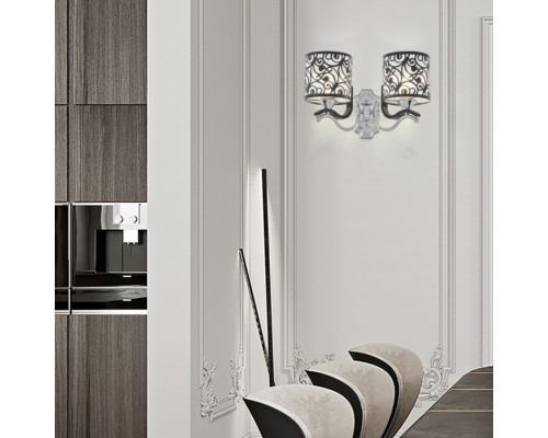 Бра Florentia-4957 304957/2W Bk/Ni Arte Milano