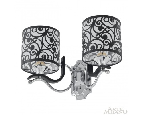 Бра Florentia-4957 304957/2W Bk/Ni Arte Milano