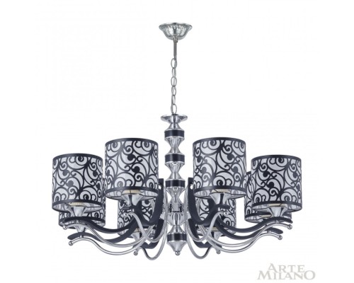 Подвесная люстра Florentia-4957 304957/8 Bk/Ni Arte Milano