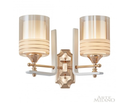 Бра Florentia-6087 306087/2W Wh/Gd Arte Milano