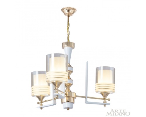 Подвесная люстра Florentia-6087 306087/3 Wh/Gd Arte Milano