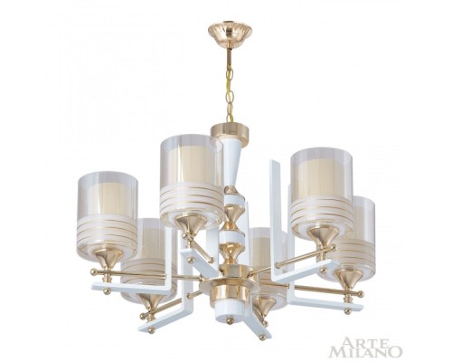 Подвесная люстра Florentia-6087 306087/6 Wh/Gd Arte Milano