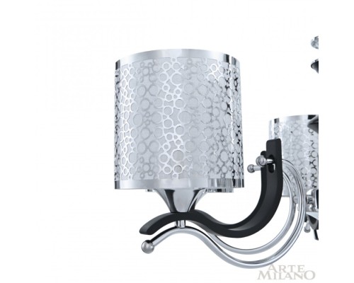 Подвесная люстра Florentia-6787 306787/6 Bk/Ni Arte Milano