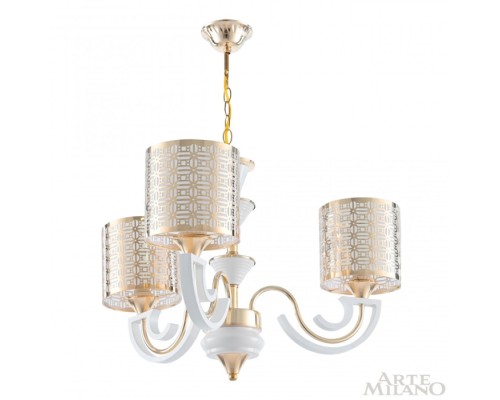 Подвесная люстра Florentia-8857 308857/3 Wh/Gd Arte Milano