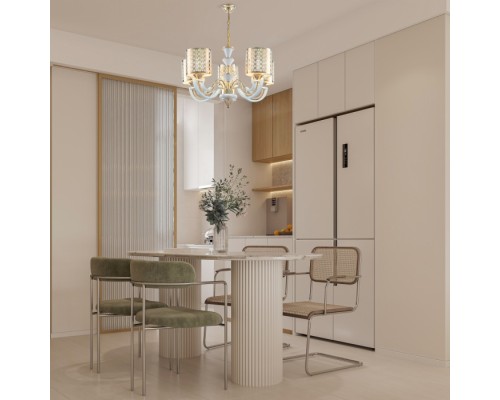 Подвесная люстра Florentia-8857 308857/5 Wh/Gd Arte Milano