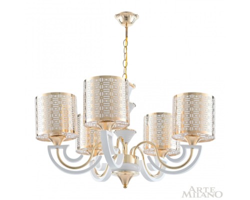 Подвесная люстра Florentia-8857 308857/5 Wh/Gd Arte Milano