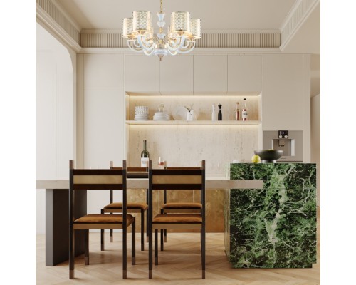 Подвесная люстра Florentia-8857 308857/6 Wh/Gd Arte Milano