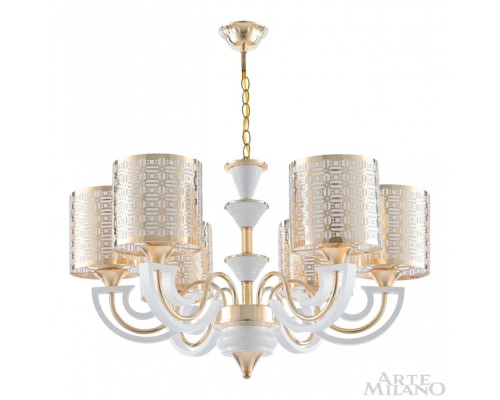 Подвесная люстра Florentia-8857 308857/6 Wh/Gd Arte Milano