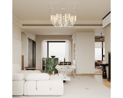 Подвесная люстра Florentia-8857 308857/8 Wh/Gd Arte Milano