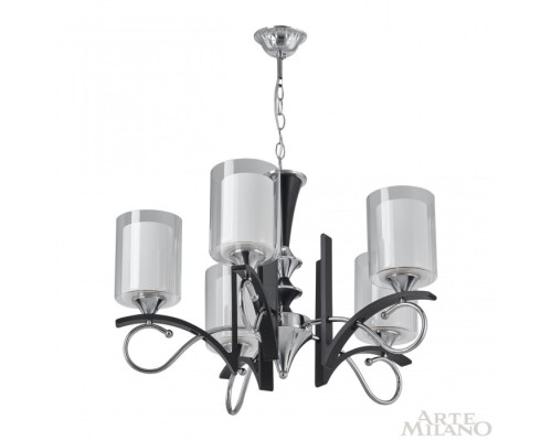 Подвесная люстра Florentia-9167 309167/5 Bk/Ni Arte Milano