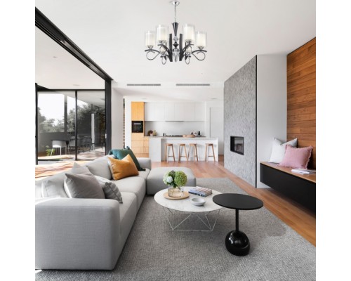 Подвесная люстра Florentia-9167 309167/6 Bk/Ni Arte Milano