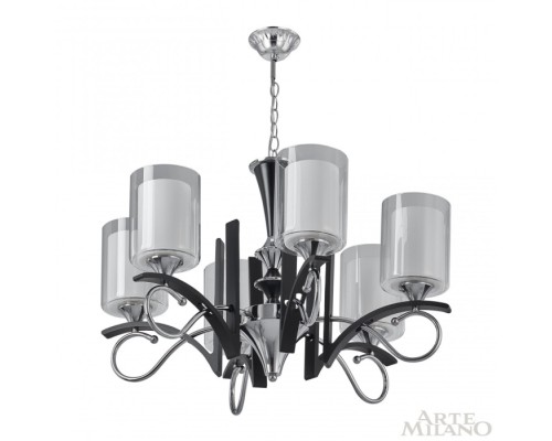 Подвесная люстра Florentia-9167 309167/6 Bk/Ni Arte Milano