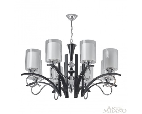 Подвесная люстра Florentia-9167 309167/8 Bk/Ni Arte Milano