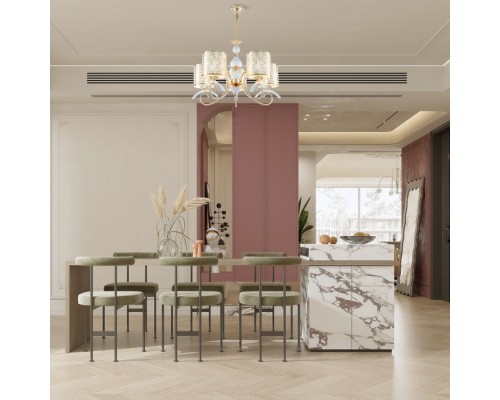 Подвесная люстра Florentia-9787 309787/5 Wh/Gd Arte Milano