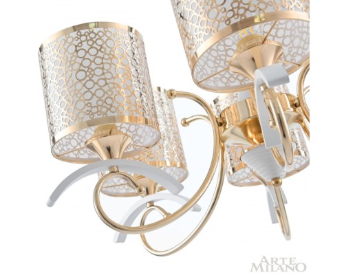 Подвесная люстра Florentia-9787 309787/5 Wh/Gd Arte Milano
