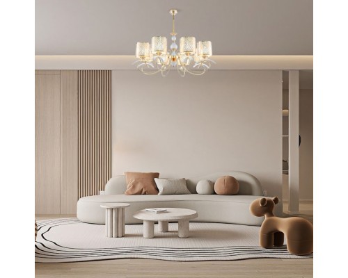 Подвесная люстра Florentia-9787 309787/8 Wh/Gd Arte Milano