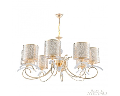 Подвесная люстра Florentia-9787 309787/8 Wh/Gd Arte Milano