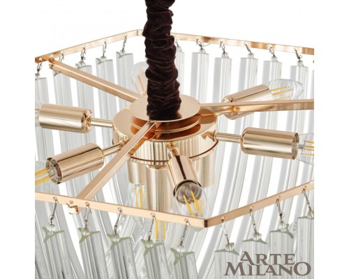 Подвесная люстра  S.97378.D600.H430.E14.9 G Arte Milano