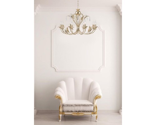 Подвесная люстра Arosio Arosio E 1.1.8 G Arti Lampadari