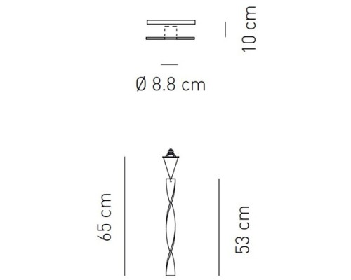 Точечный светильник Aura FAAURA53CSCR12V Axo Light