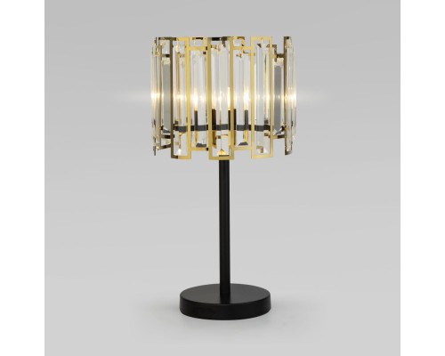 Интерьерная настольная лампа Cella 01148/1 черный/золото Bogate's