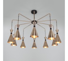 Потолочная люстра Glustin 316/10 латунь / черный Bogate's