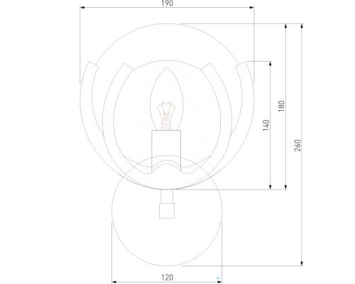 Бра Galicia 354/1 Bogate's
