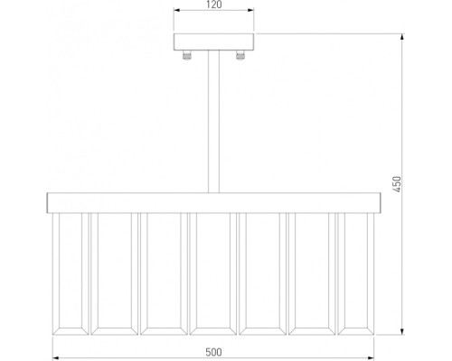 Потолочная люстра Eclipse 358/5 Smart Bogate's