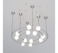 Подвесная люстра Brook 360/12 хром Bogate's