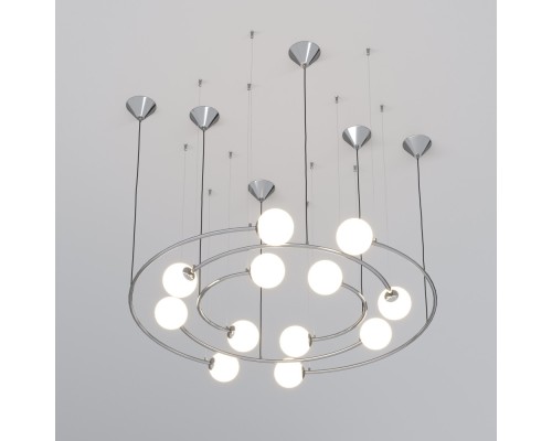 Подвесная люстра Brook 360/12 хром Bogate's
