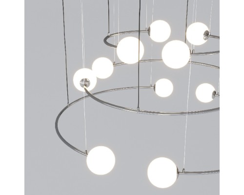 Подвесная люстра Brook 360/12 хром Bogate's