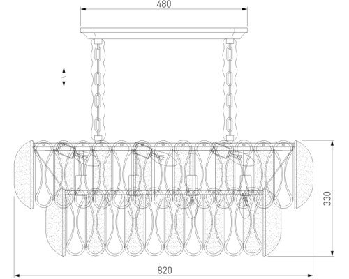 Подвесная люстра Callas 365/10 Bogate's